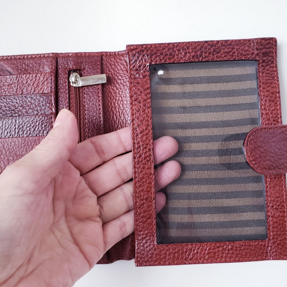 Vintage Brown Leather Wallet - Picture 6 of 12